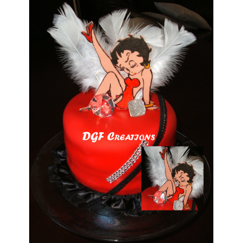 Personalized  Cake Toppers betty boo